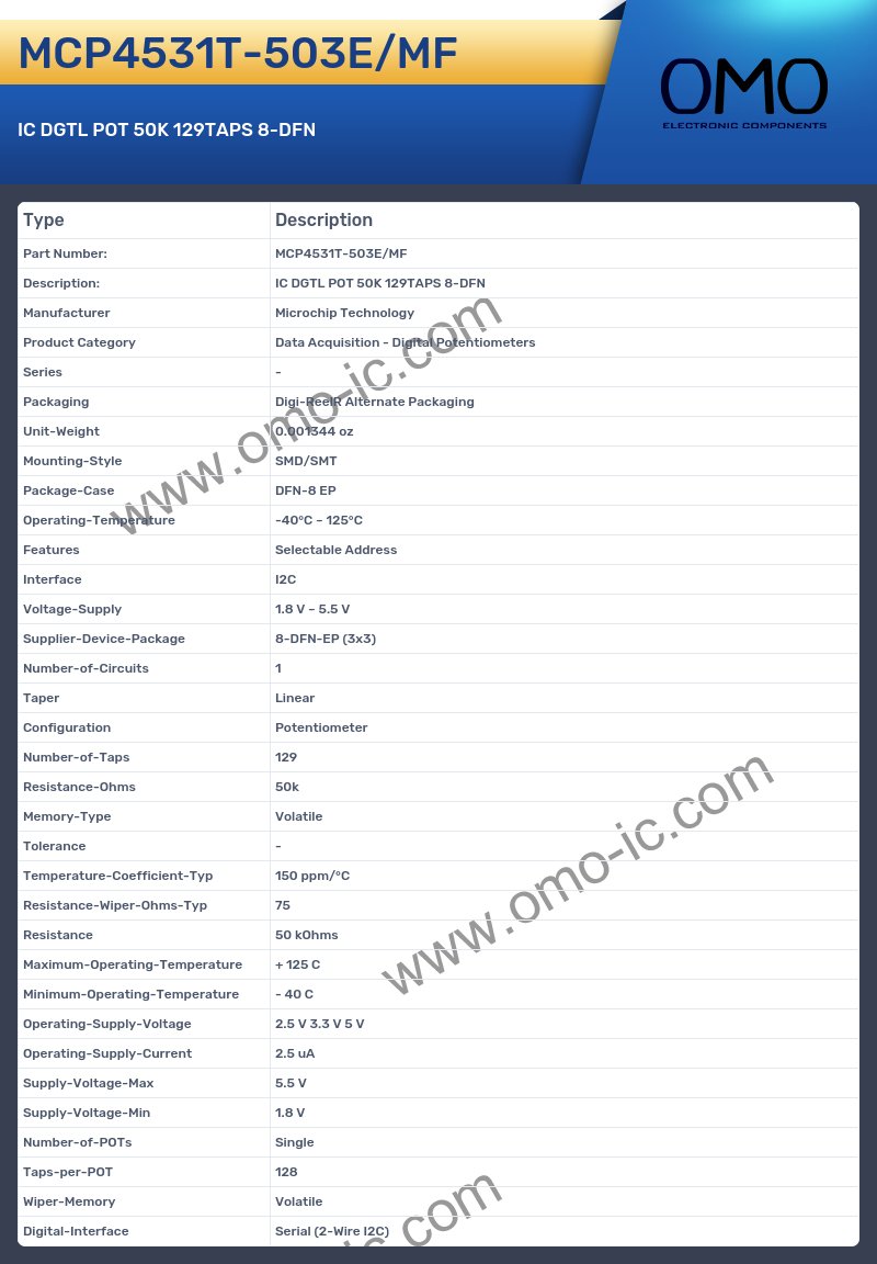 MCP4531T-503E/MF