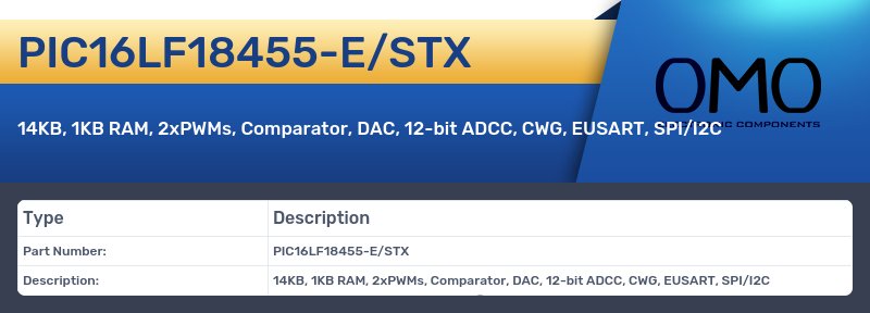PIC16LF18455-E/STX