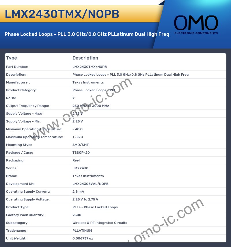 LMX2430TMX/NOPB