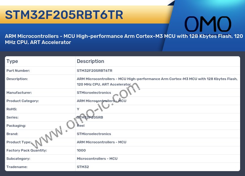 STM32F205RBT6TR