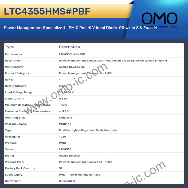 LTC4355HMS#PBF