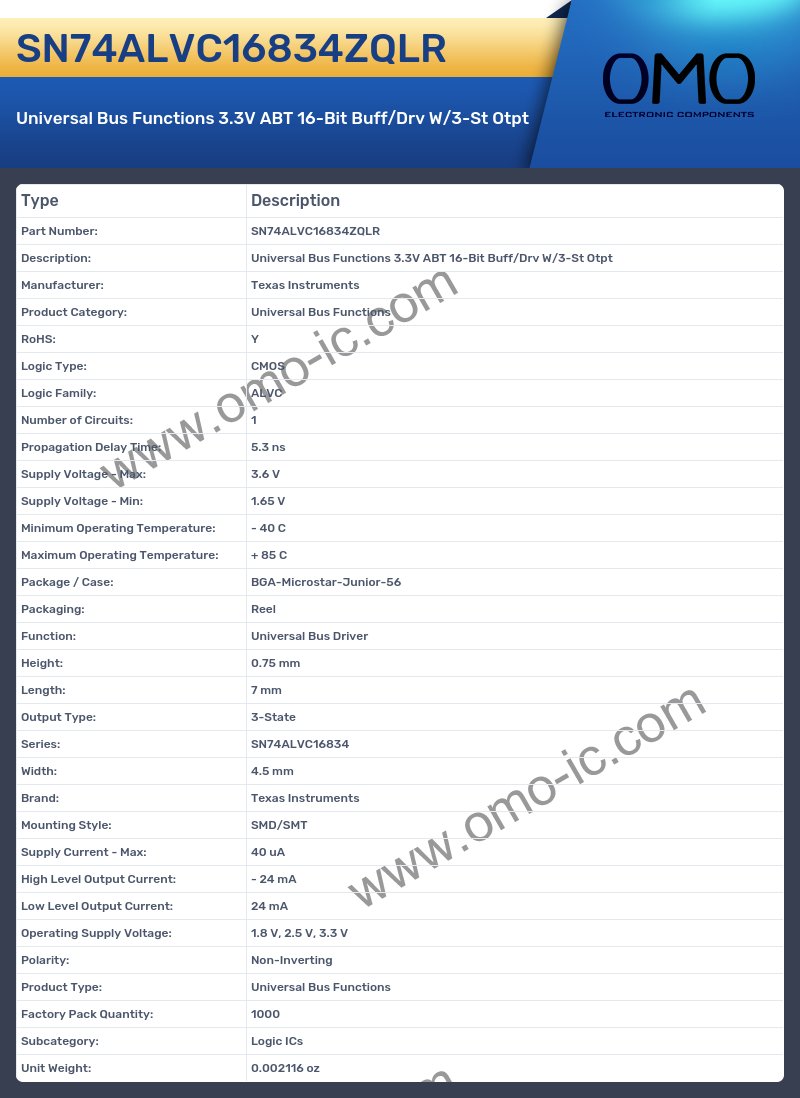 SN74ALVC16834ZQLR