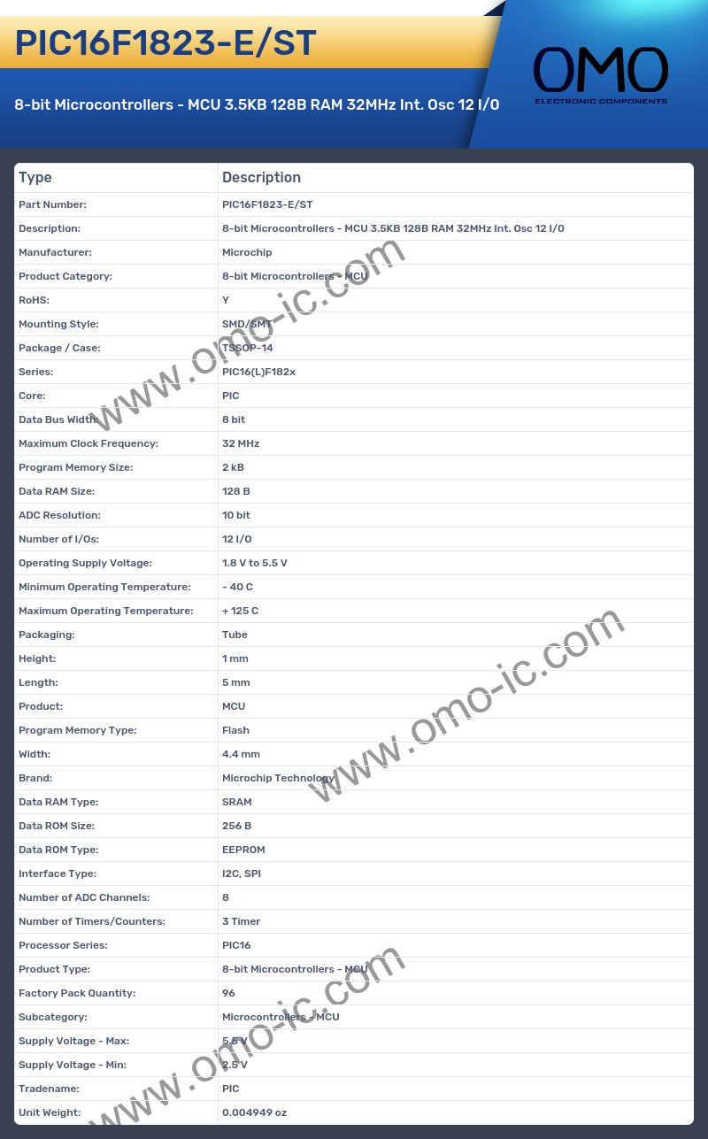 PIC16F1823-E/ST