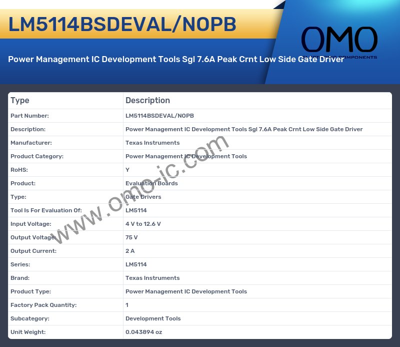 LM5114BSDEVAL/NOPB