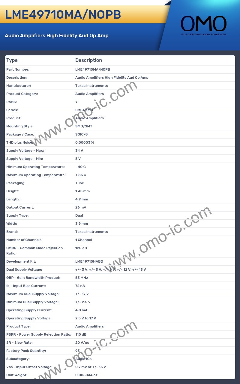 LME49710MA/NOPB