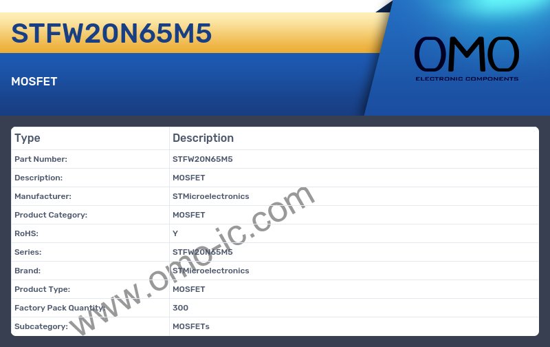 STFW20N65M5