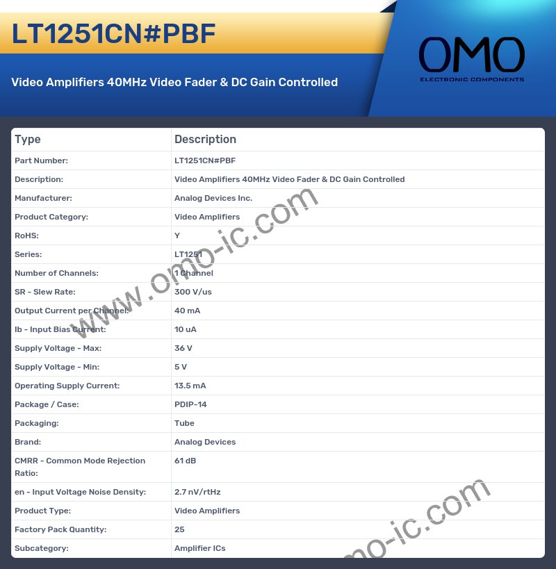 LT1251CN#PBF