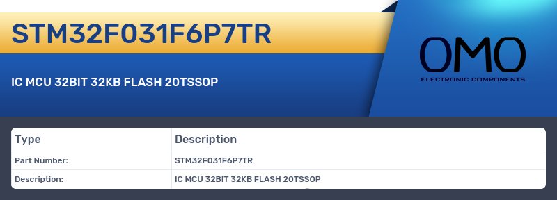 STM32F031F6P7TR