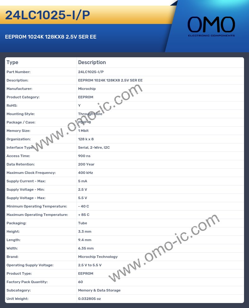 24LC1025-I/P