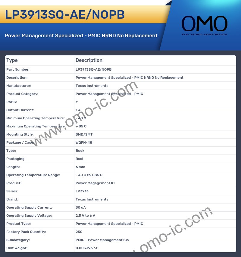 LP3913SQ-AE/NOPB