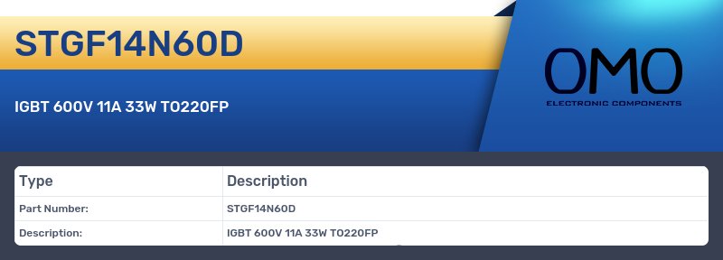 STGF14N60D