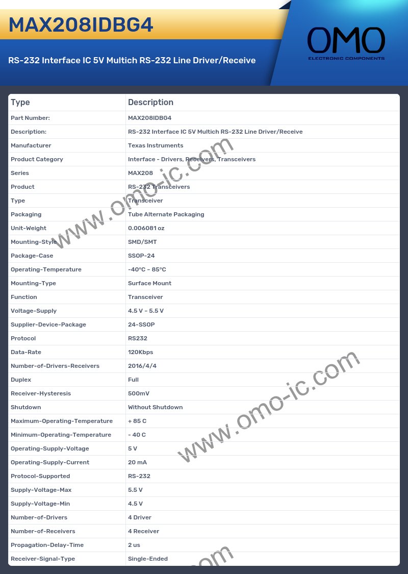 MAX208IDBG4