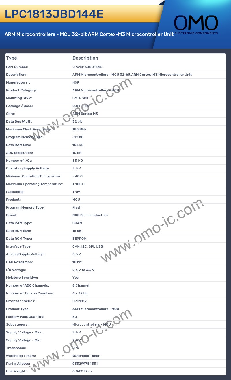 LPC1813JBD144E
