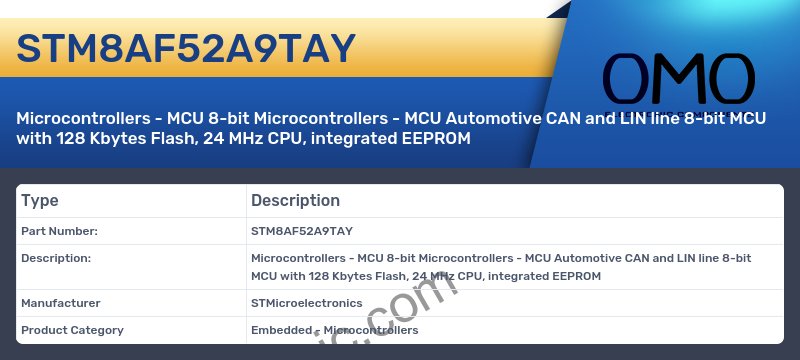 STM8AF52A9TAY