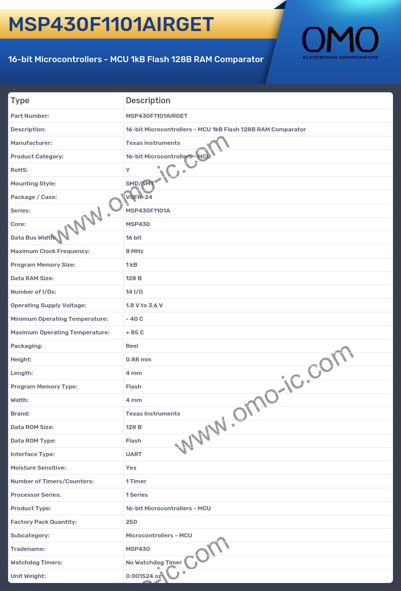 MSP430F1101AIRGET