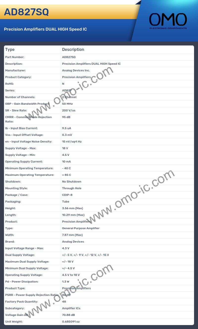 AD827SQ