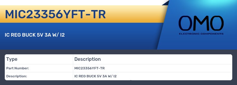MIC23356YFT-TR