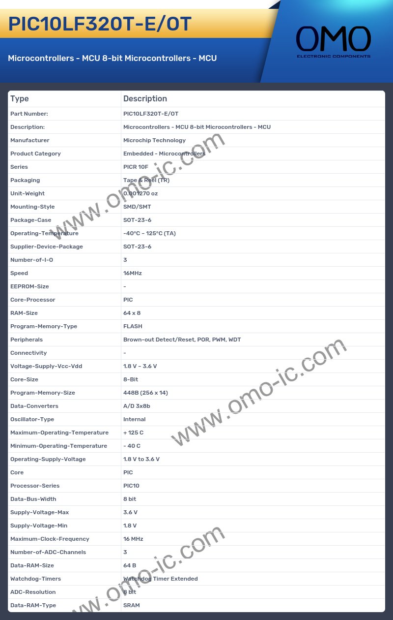 PIC10LF320T-E/OT