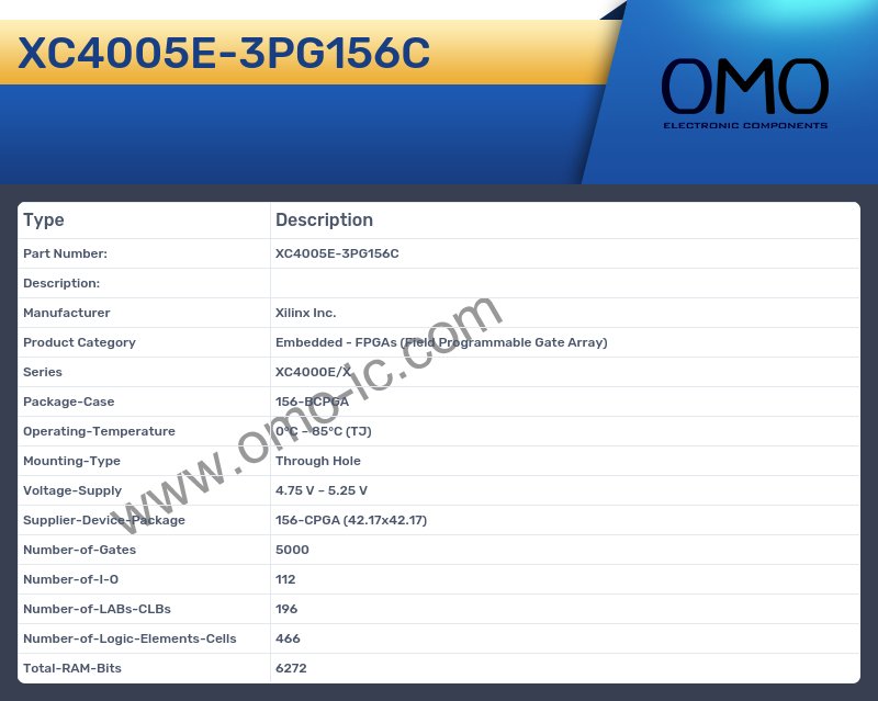 XC4005E-3PG156C