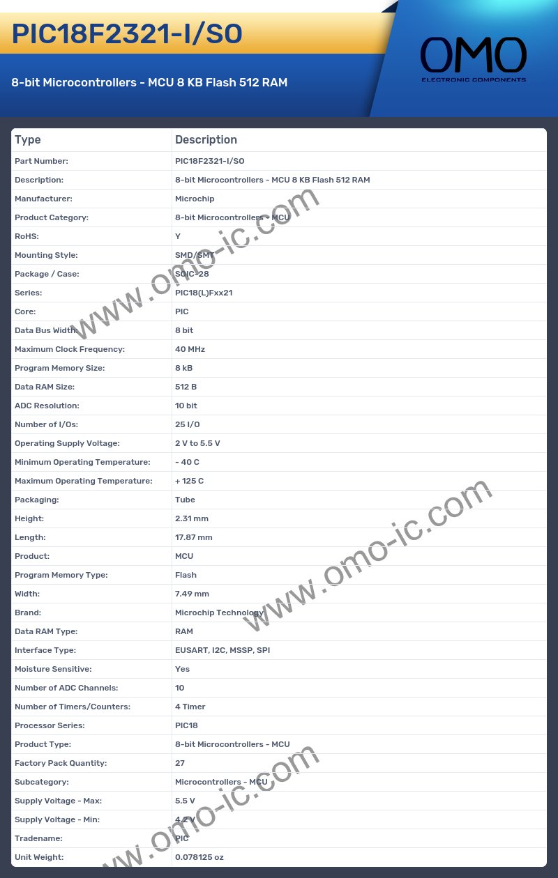 PIC18F2321-I/SO