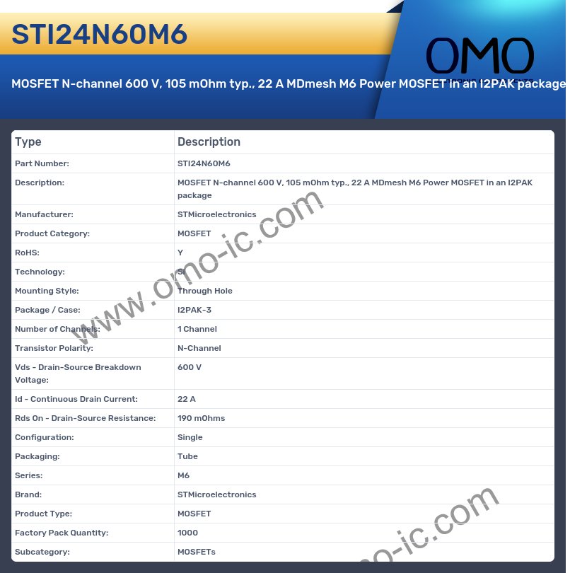 STI24N60M6