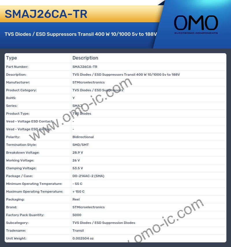 SMAJ26CA-TR