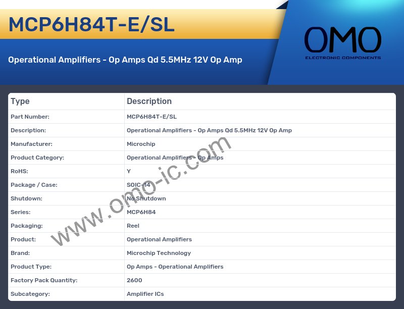 MCP6H84T-E/SL