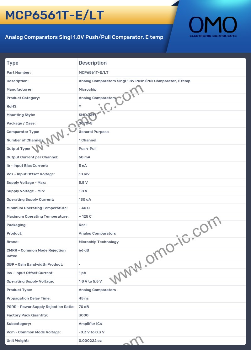 MCP6561T-E/LT
