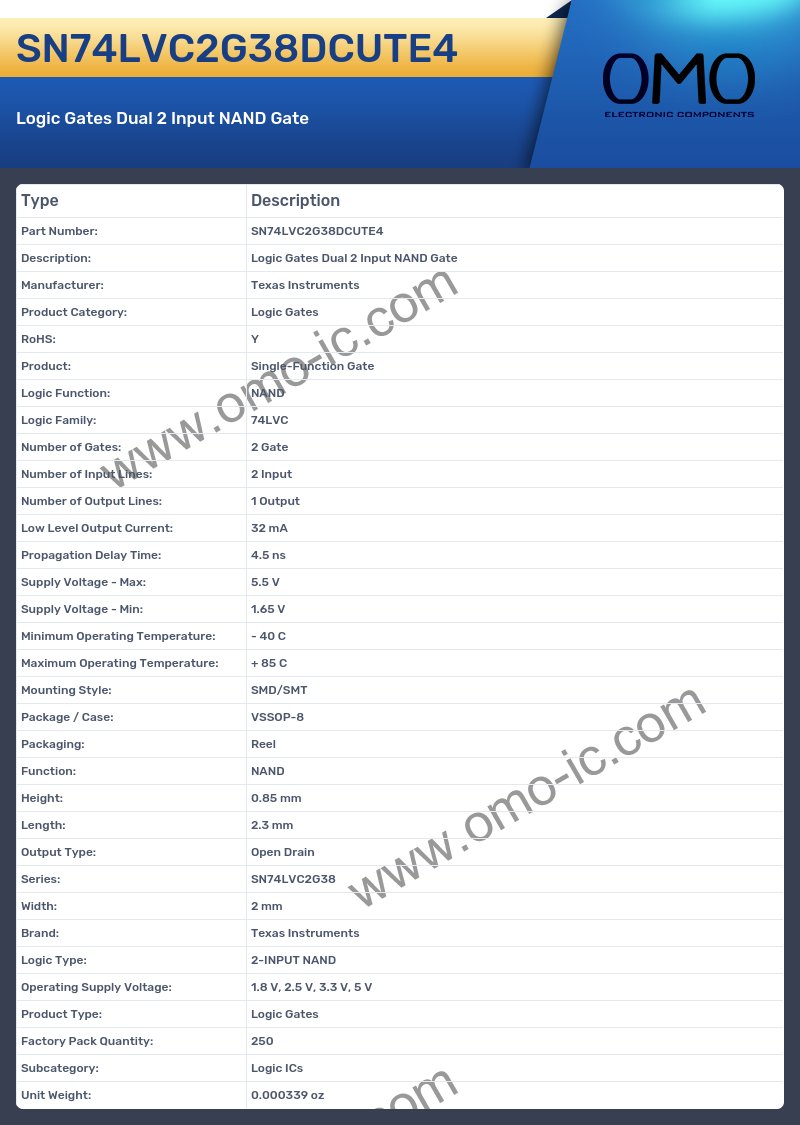 SN74LVC2G38DCUTE4