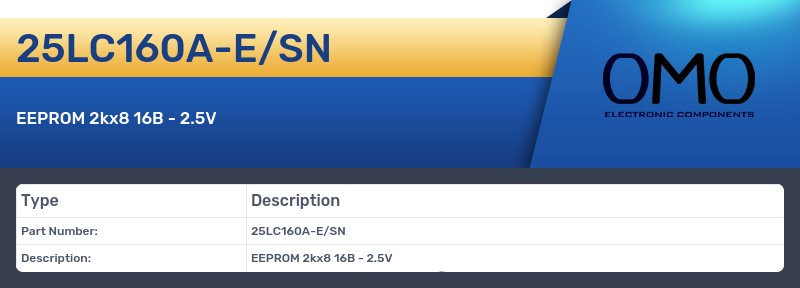 25LC160A-E/SN