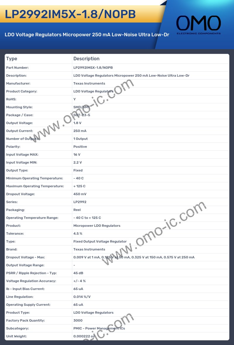 LP2992IM5X-1.8/NOPB