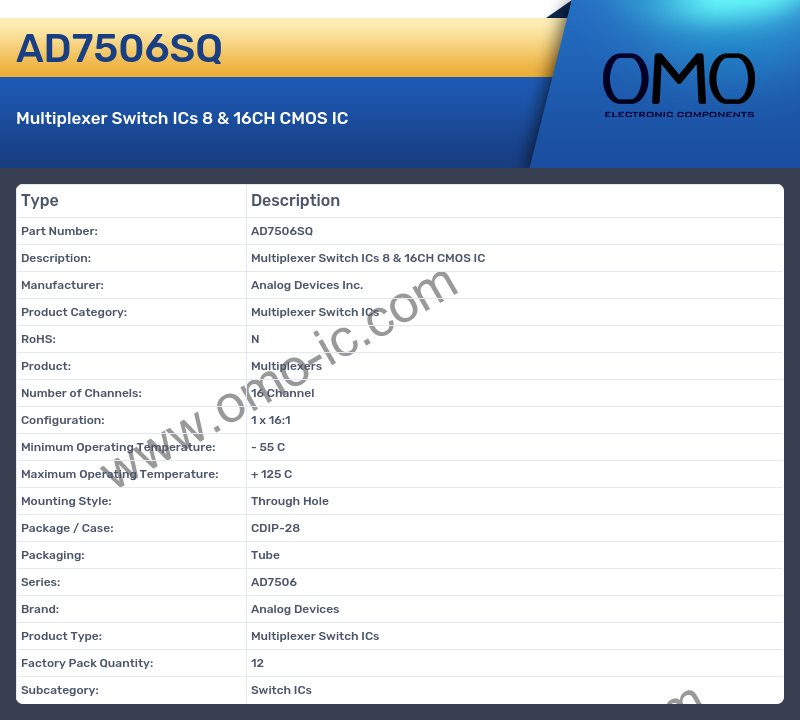 AD7506SQ