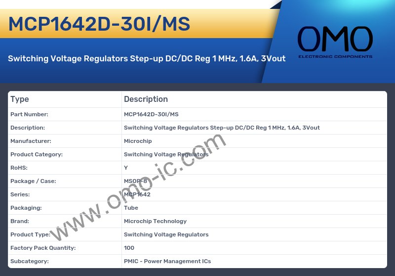 MCP1642D-30I/MS