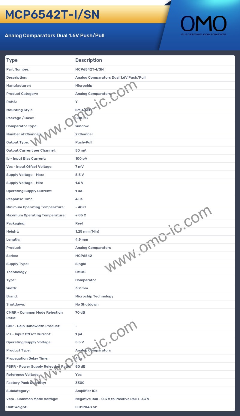 MCP6542T-I/SN