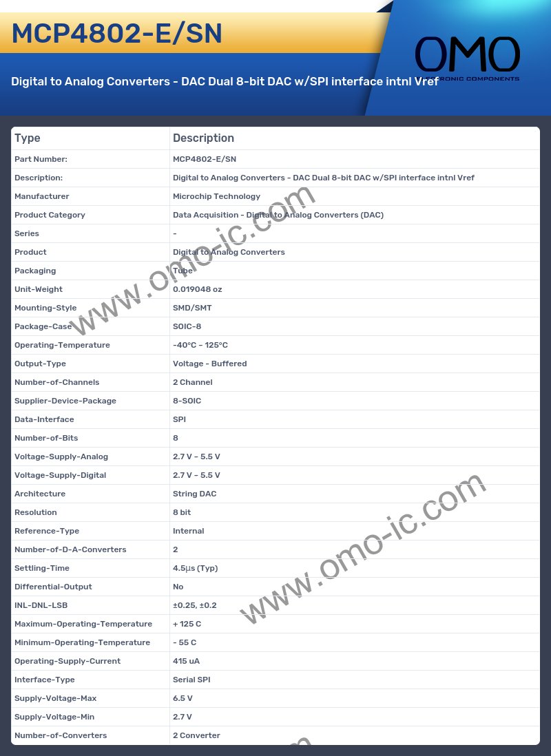MCP4802-E/SN