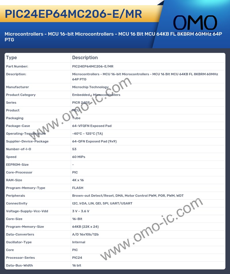 PIC24EP64MC206-E/MR
