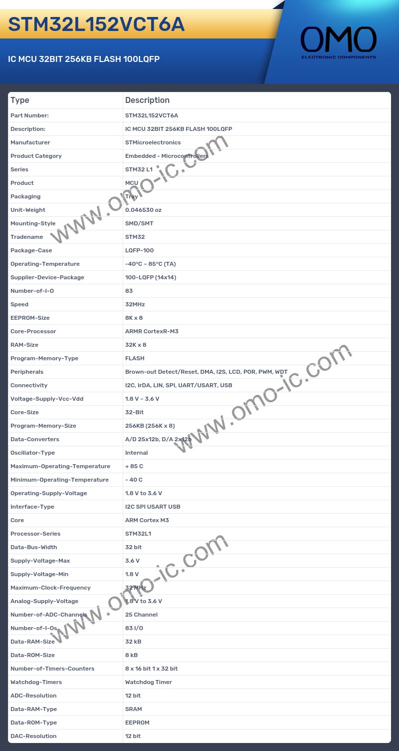 STM32L152VCT6A