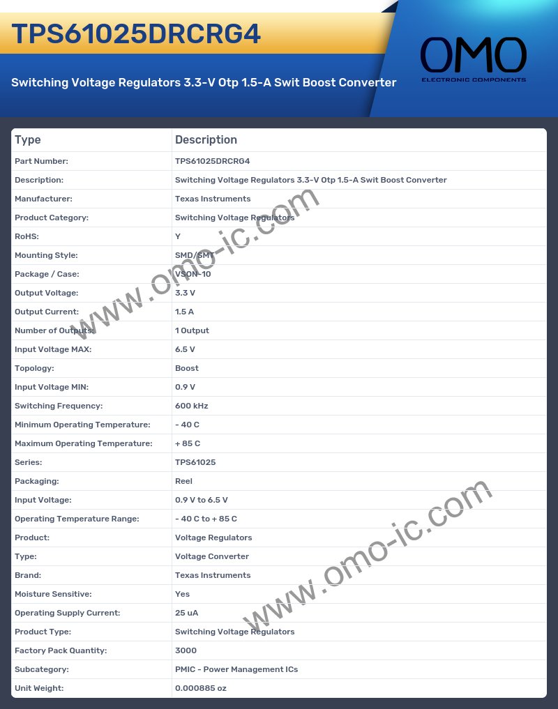 TPS61025DRCRG4