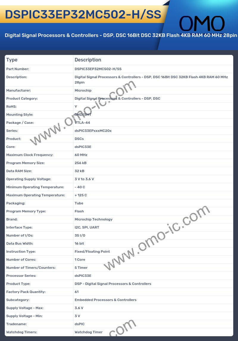 DSPIC33EP32MC502-H/SS