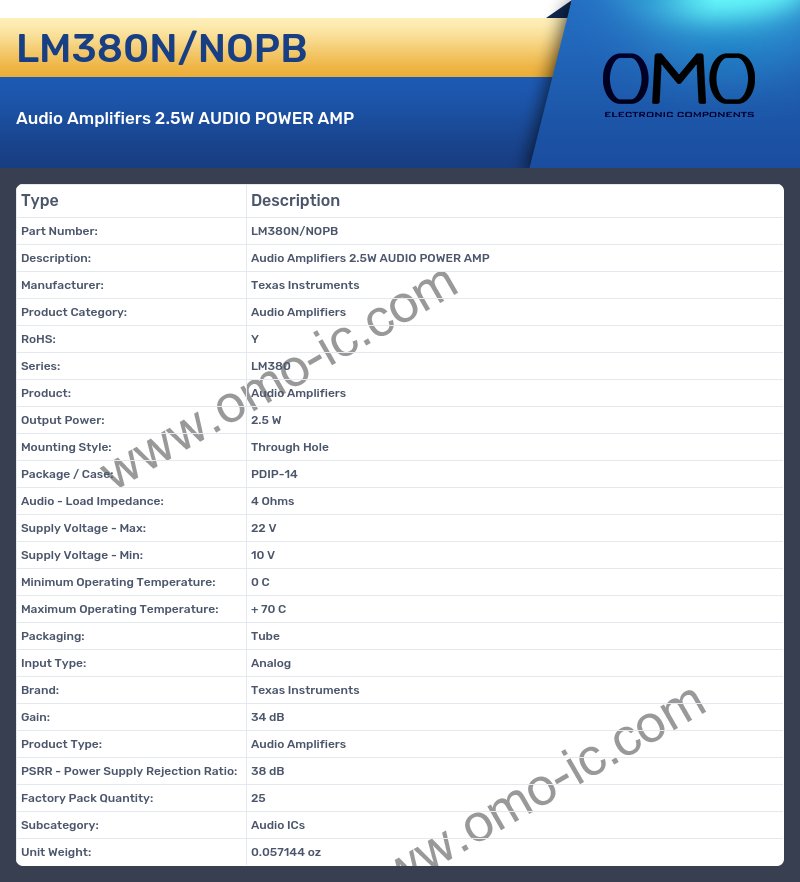 LM380N/NOPB
