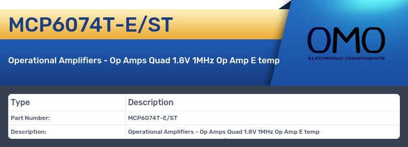 MCP6074T-E/ST