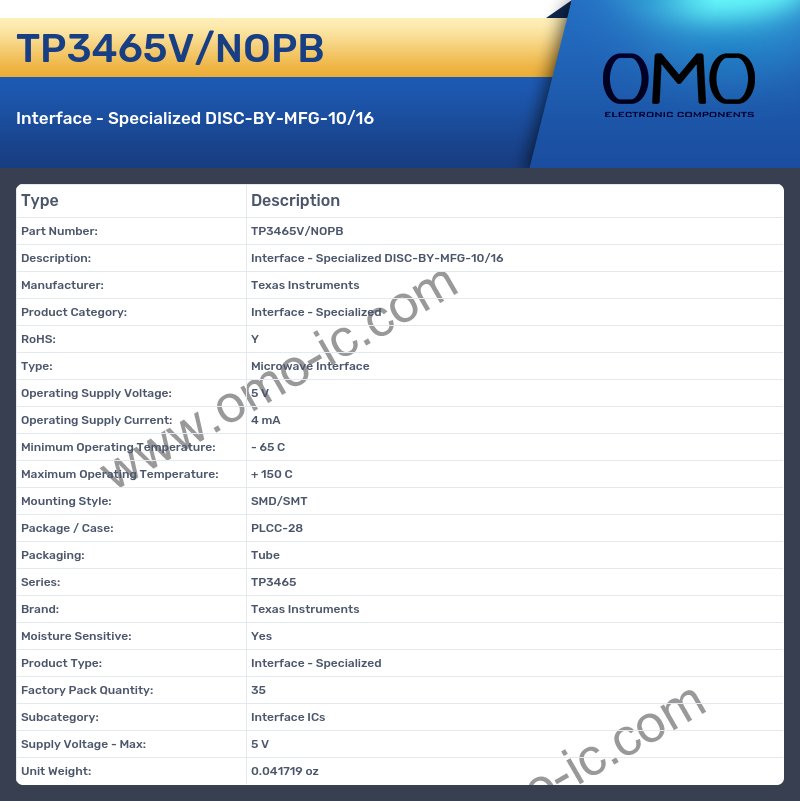 TP3465V/NOPB