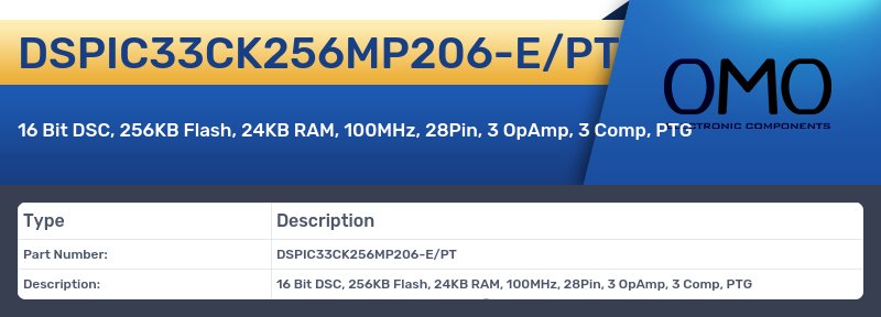 DSPIC33CK256MP206-E/PT