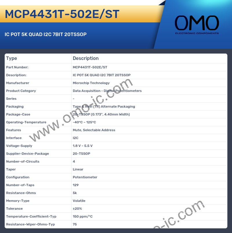 MCP4431T-502E/ST