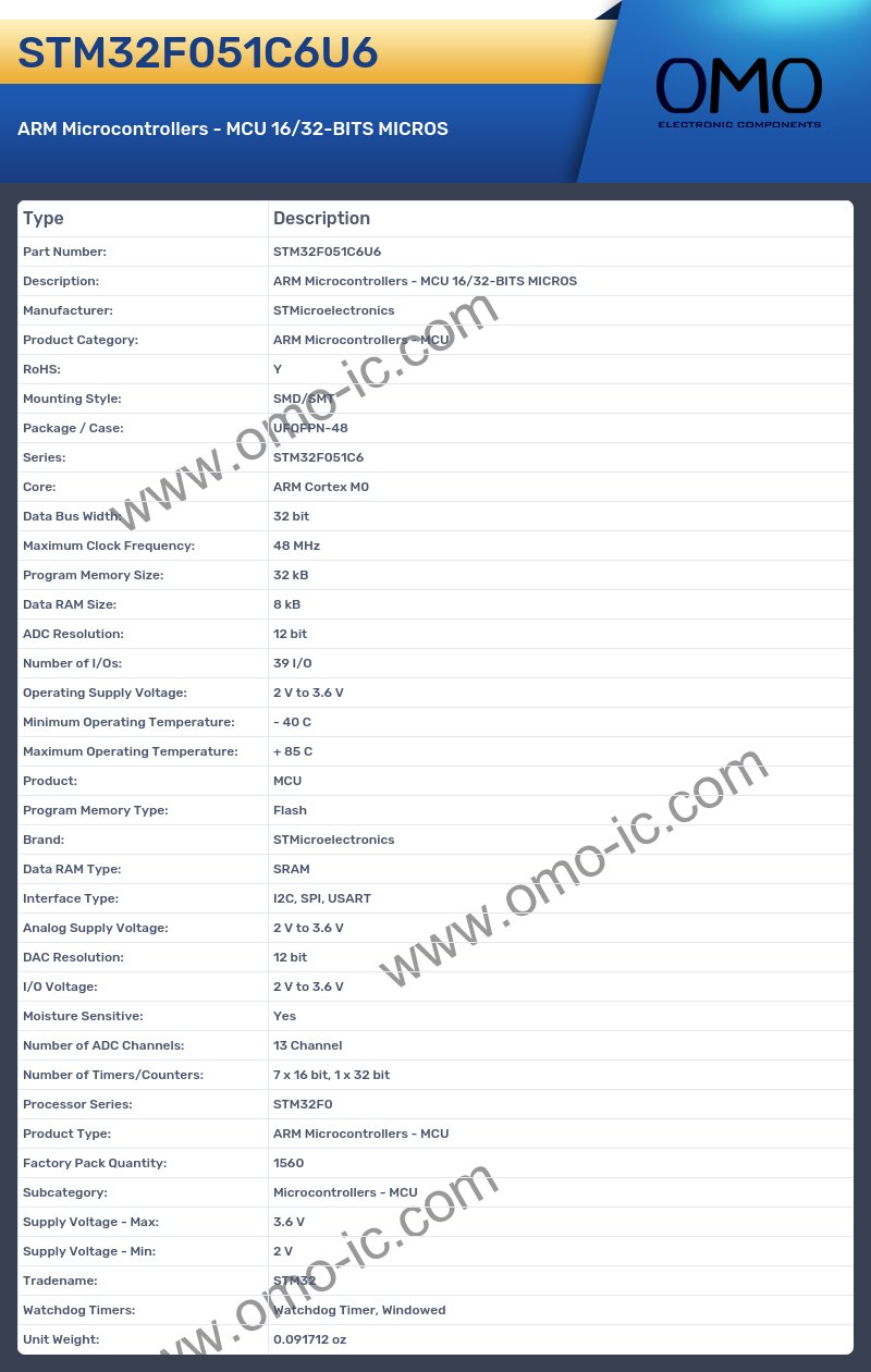STM32F051C6U6
