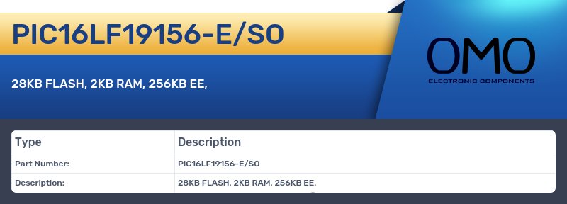 PIC16LF19156-E/SO