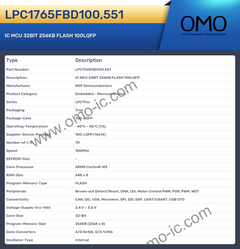 LPC1765FBD100,551