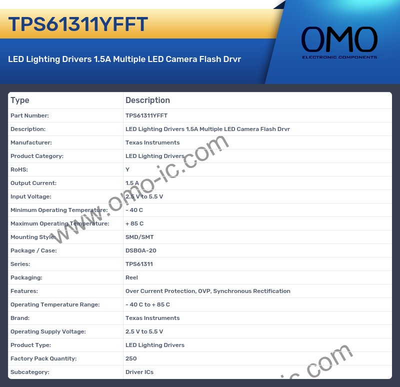 TPS61311YFFT