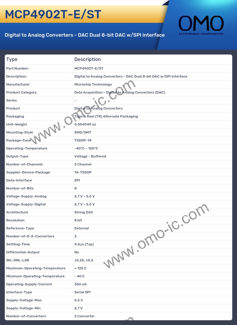 MCP4902T-E/ST