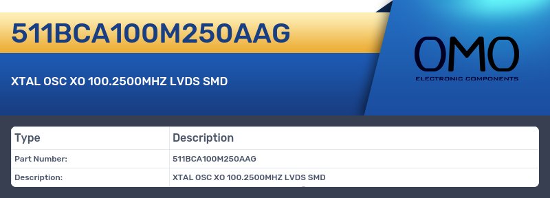 511BCA100M250AAG